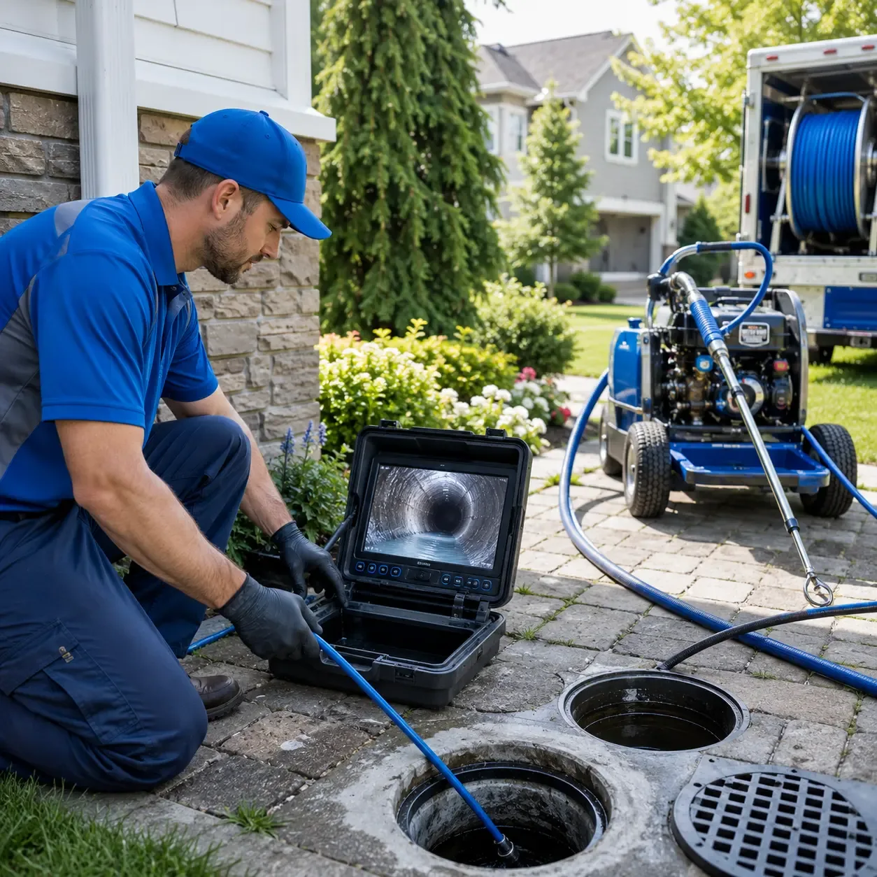 Outdoor drain cleaning professionals serving Orangeville, IL